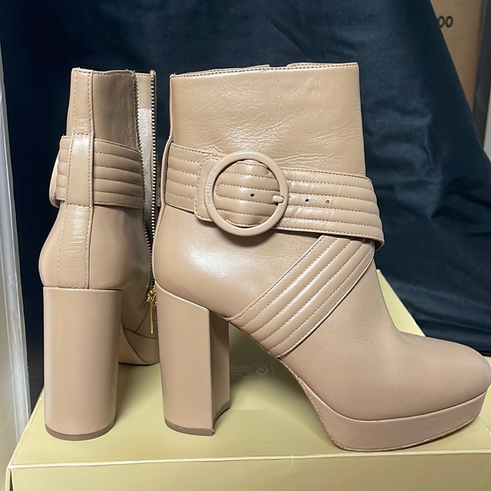 Remi Platform Bootie Leather